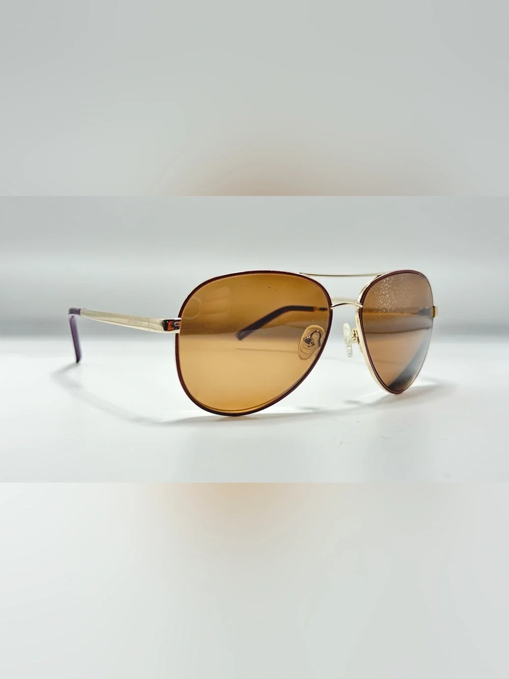 Polaroid PLD4000/S Gold Purple Pilot Sunglasses Frames Only